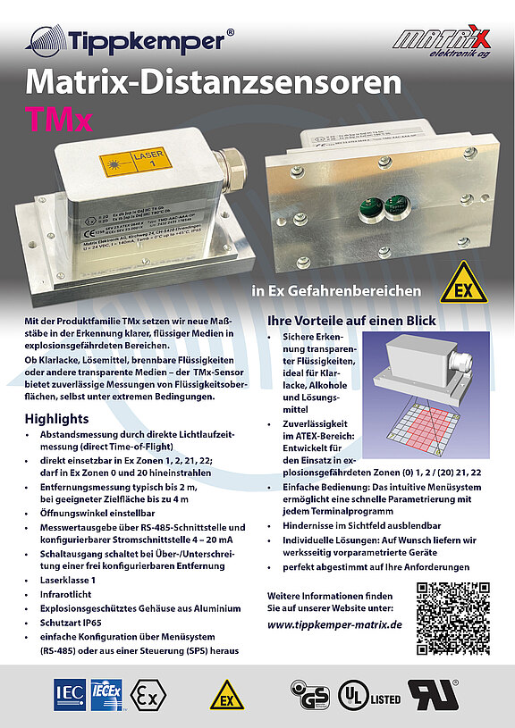 Matrix-Distanzsensoren TMx