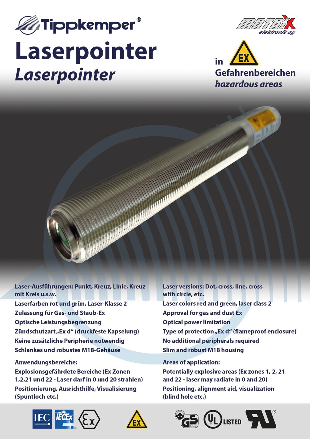 Laserpointer in Ex-Gefahrenbereichen